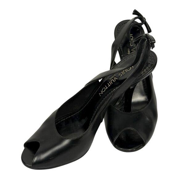 Louis Vuitton Women's Shoes Size EU 38 US 7.5 Heels 3.6" Original Box & Dust Bag - Picture 4 of 16